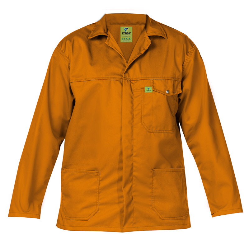 Titan Premium Orange Workwear Jacket FTS Safety